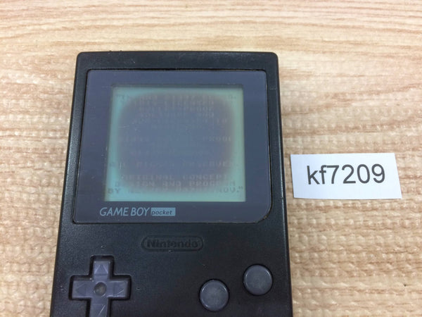 kf7209 Plz Read Item Condi GameBoy Pocket Black Game Boy Console Japan