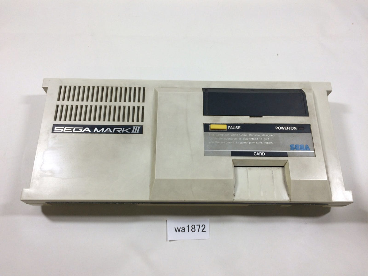 WA1872 Sega Mark III 3 Master System Japan – J4U.co.jp