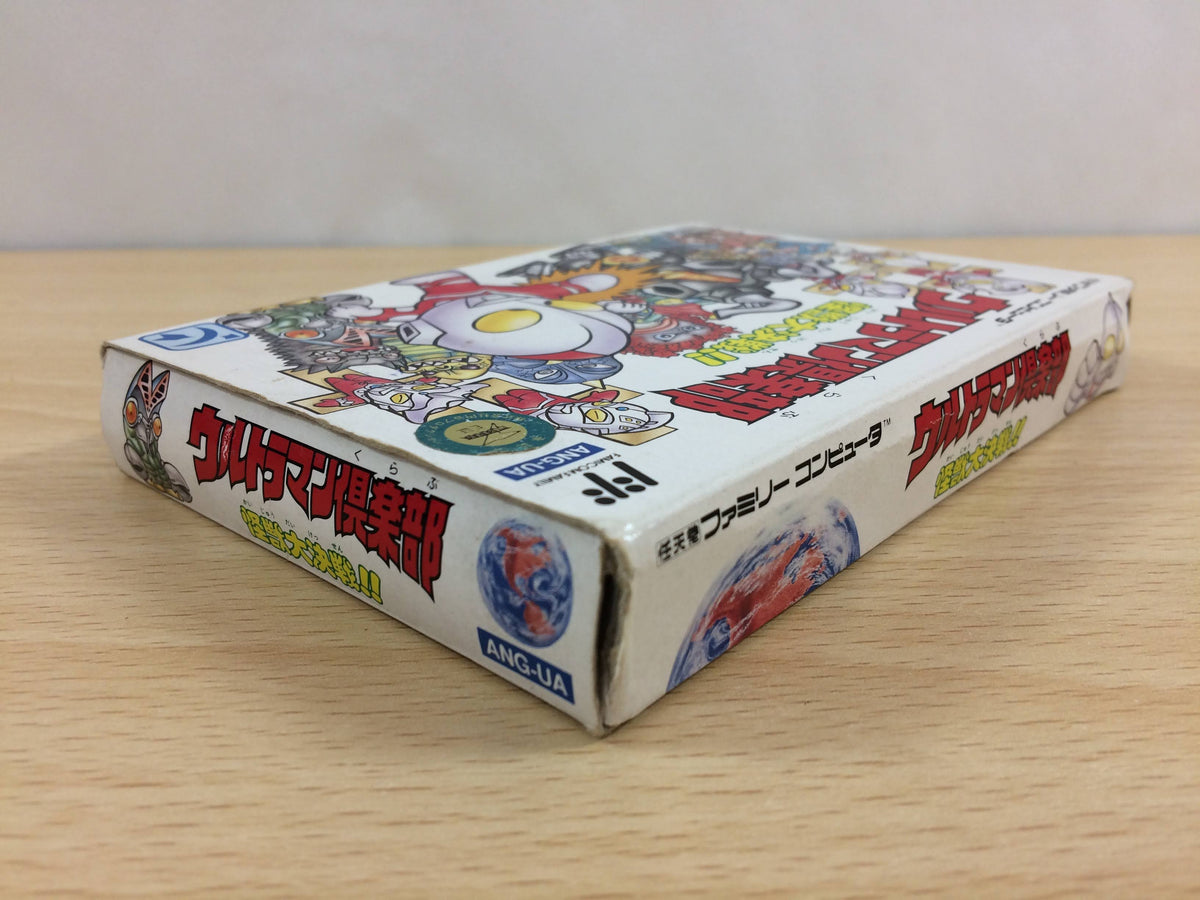 ULTRAMAN CLUB KAIJU DAIKESSEN BOXED NES Famicom Japan - UB8577