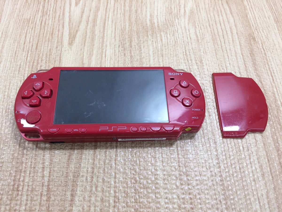 gb8314 Plz Read Item Cond PSP-2000 DEEP RED SONY PSP Console