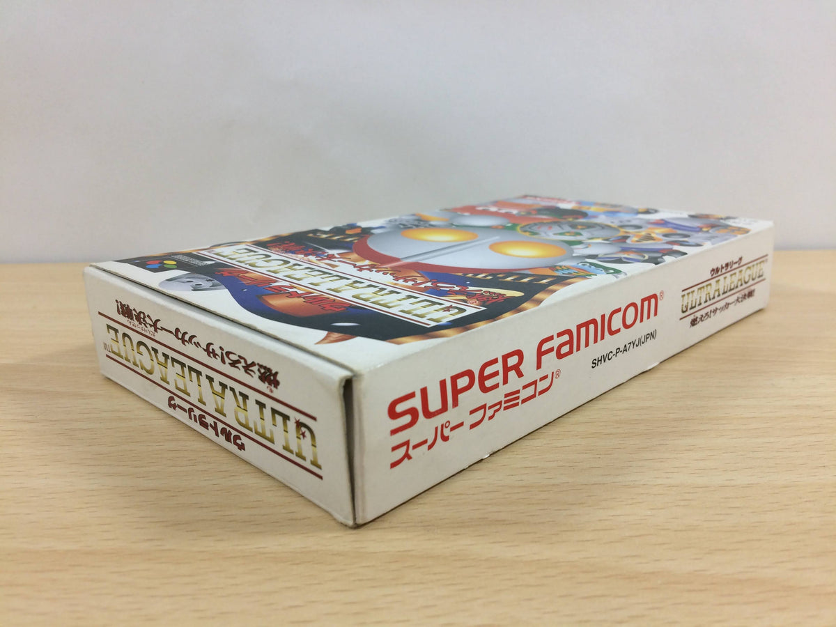 Ultra League Moero! Soccer Daikessen!! BOXED SNES Super Famicom