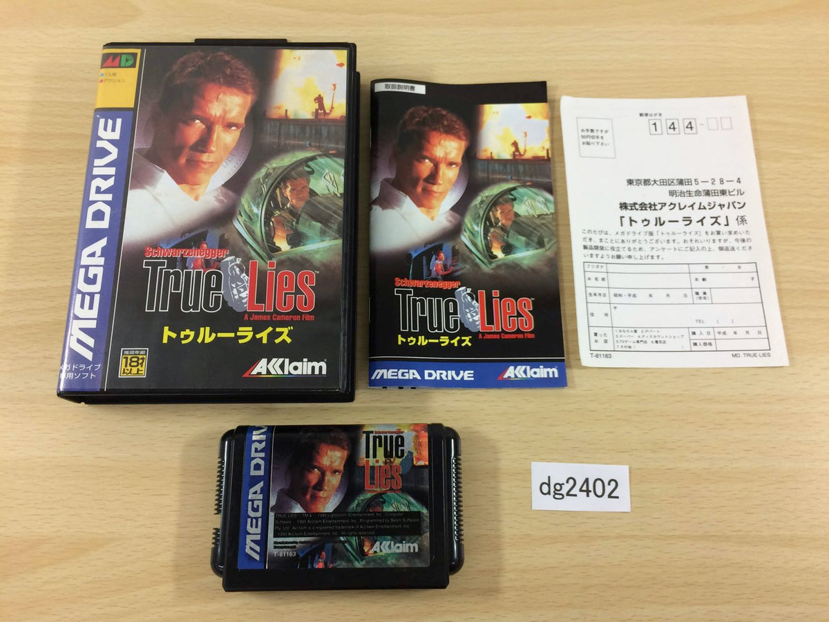 True Lies BOXED Mega Drive Genesis Japan - DG2402 – J4U.co.jp