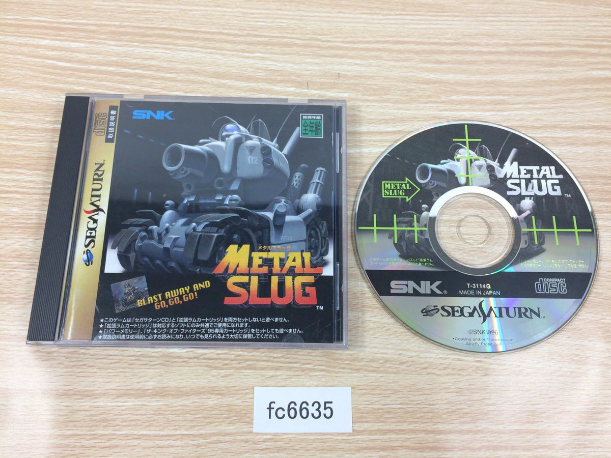 Metal Slug Kakuchou Ram Doukon Okaidoku Set Sega Saturn Japan