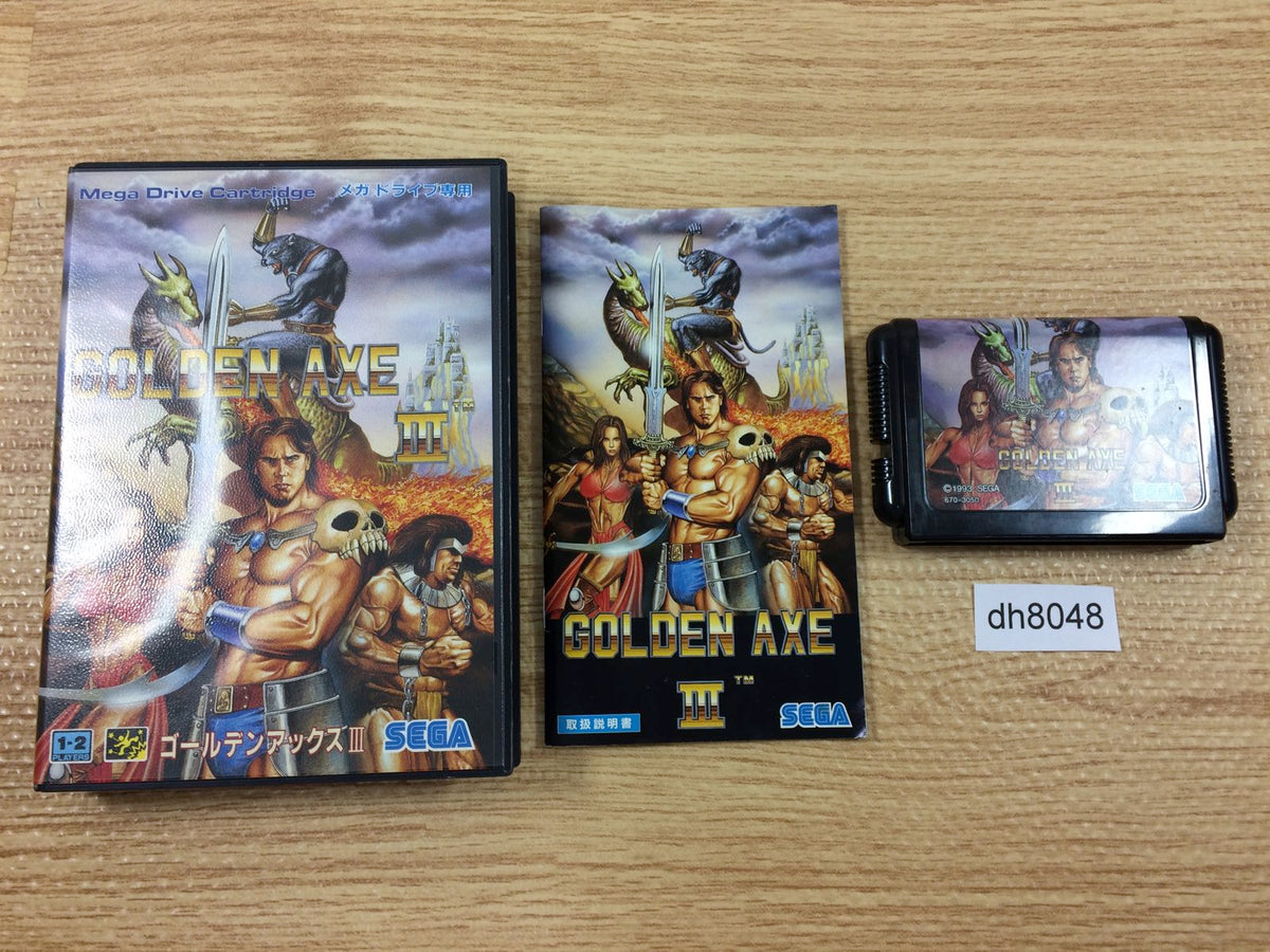 Golden Axe III 3 BOXED Mega Drive Genesis Japan - DH8048 – J4U.co.jp