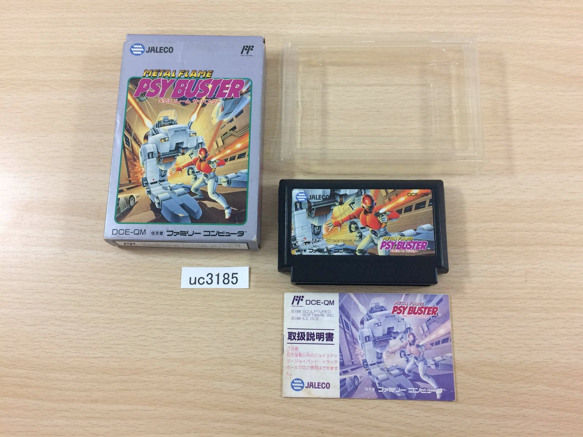 Metal Mech Man Machine Metal Flame Psybuster BOXED NES Famicom