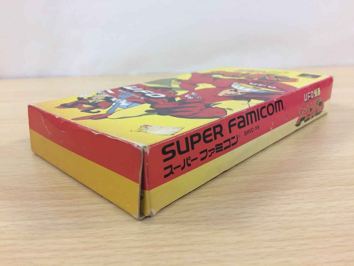 UFO Kamen Yakisoban Kettler no Kuroi Inbou BOXED SNES Super