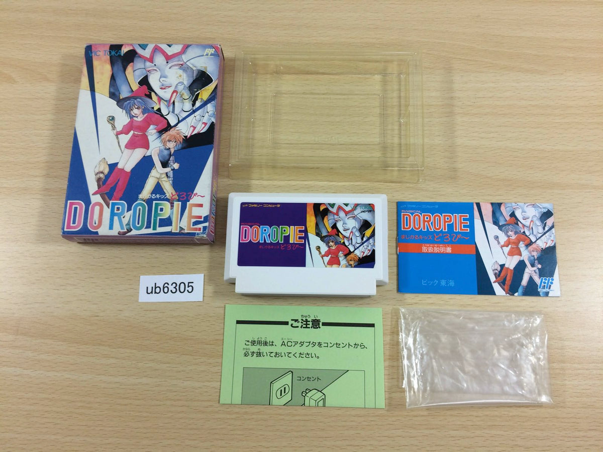 The Krion Conquest Magical Kids Doropie BOXED NES Famicom Japan