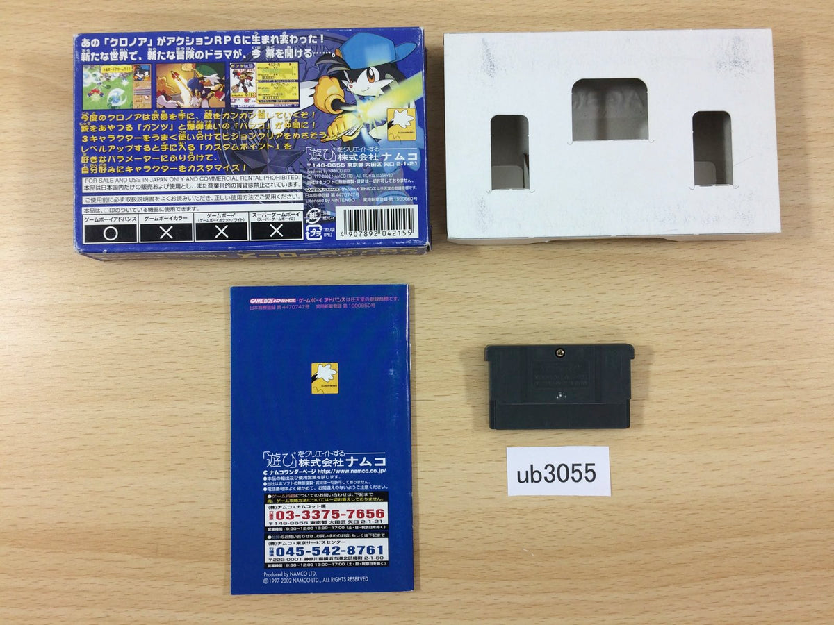 Klonoa Heroes Densetsu no Star Medal BOXED GameBoy Advance Japan