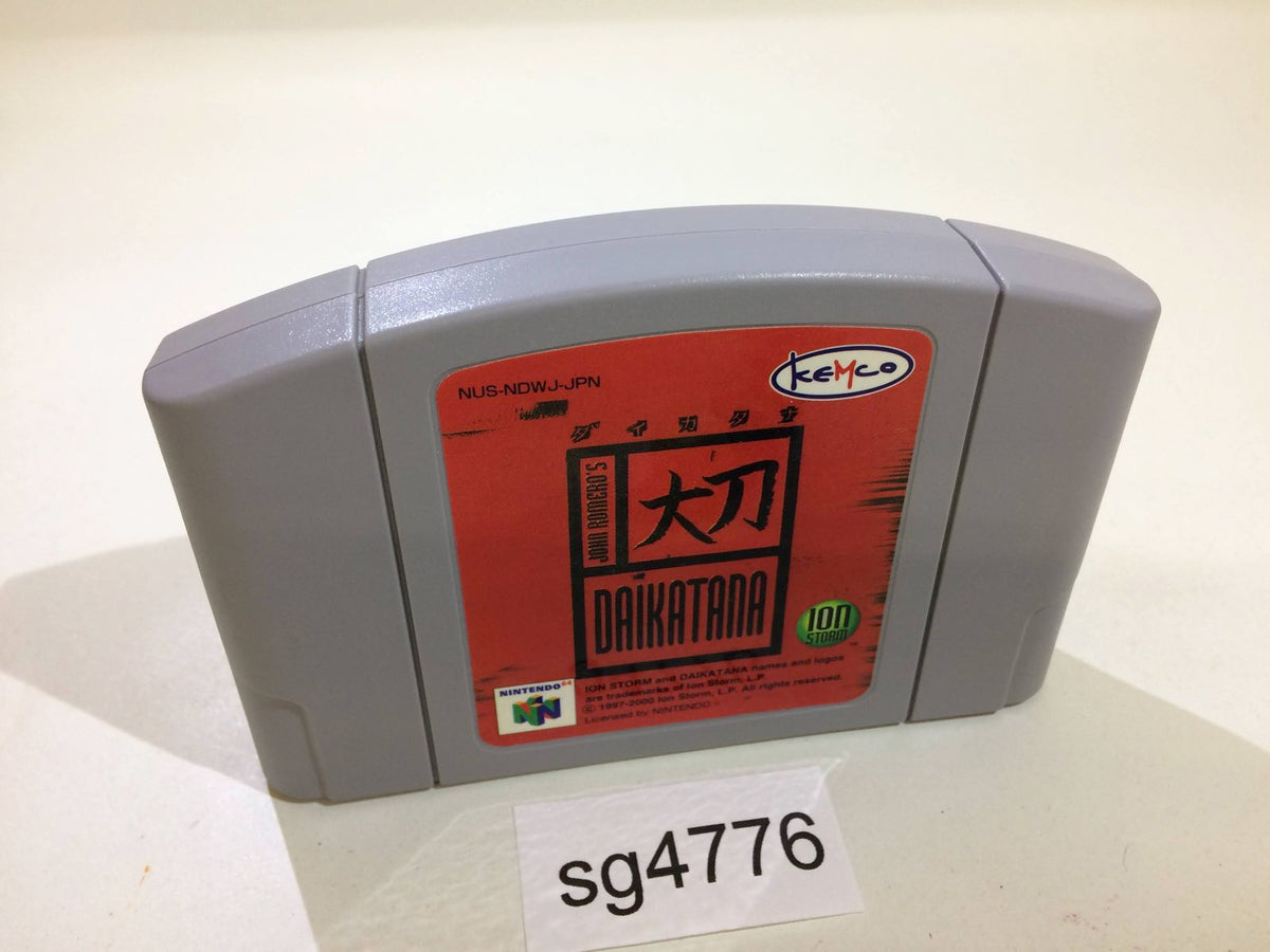 SG4776 John Romero's Daikatana Nintendo 64 N64 Japan