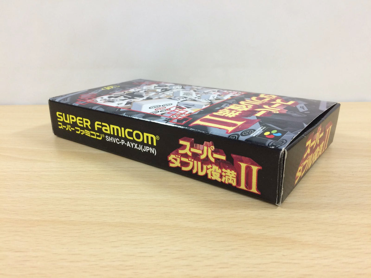Super Double Yakuman II 2 Mahjong BOXED SNES Super Famicom Japan