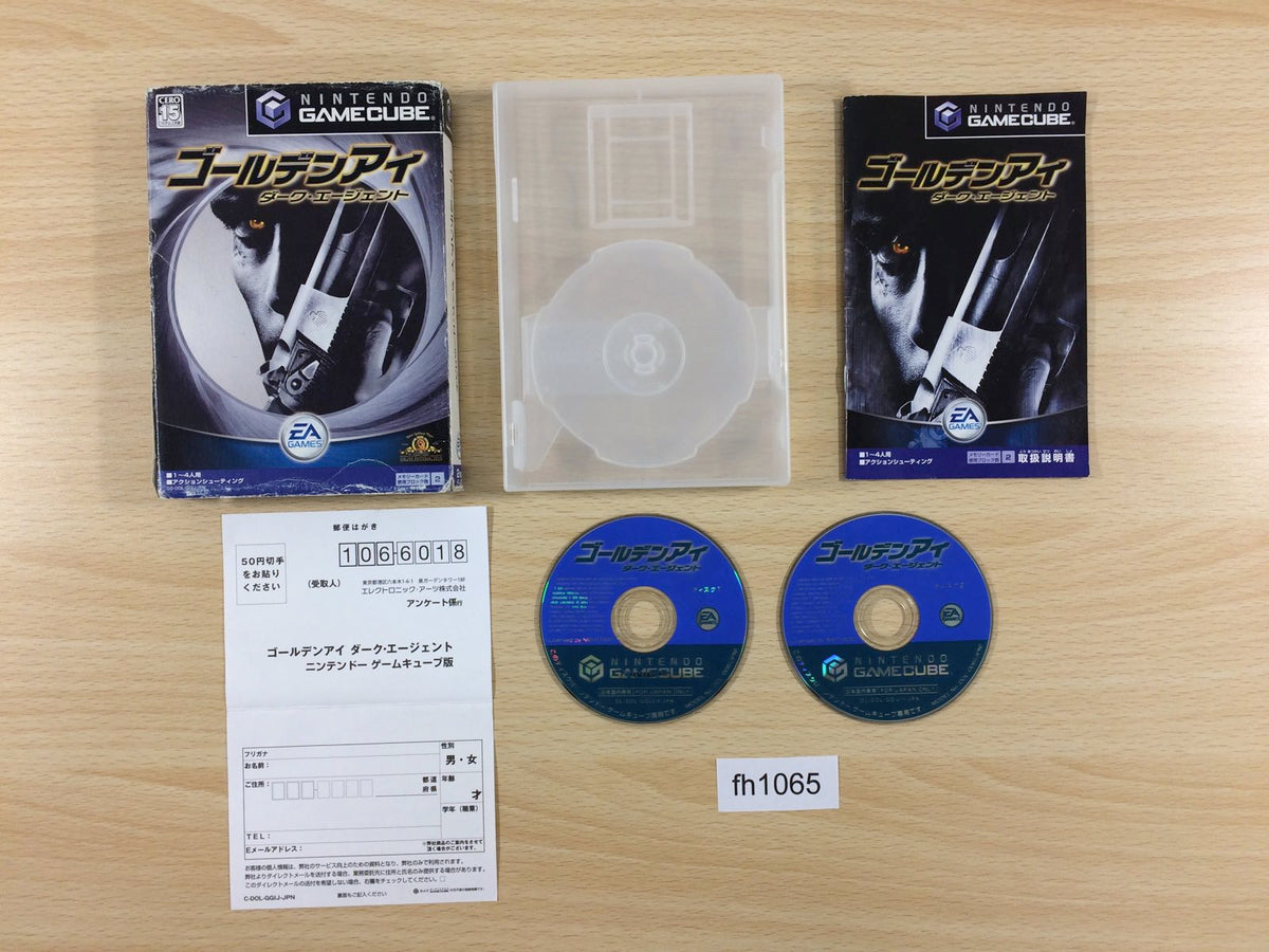 fh1065 Golden Eye Rogue Agent Dark BOXED GameCube Japan J4U .jp
