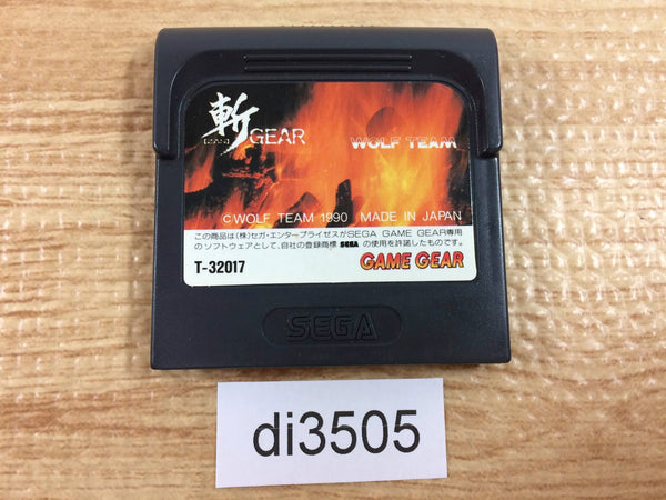 di3505 Zan Gear Sega Game Gear Japan
