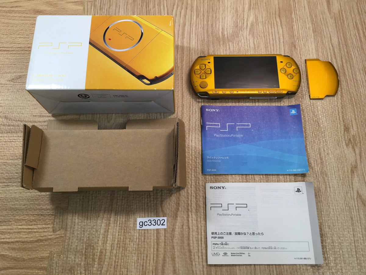 PSPー3000 Sony PSP 3000 Bright Yellow (PSP-3000BY) PlayStation portable