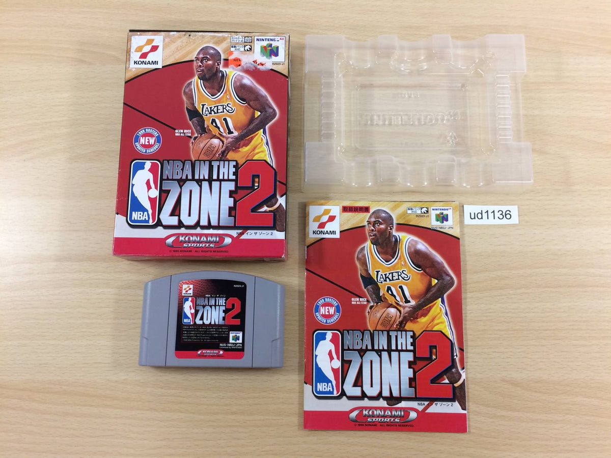 UD1136 NBA In The Zone 99 NBA In The Zone 2 BOXED N64