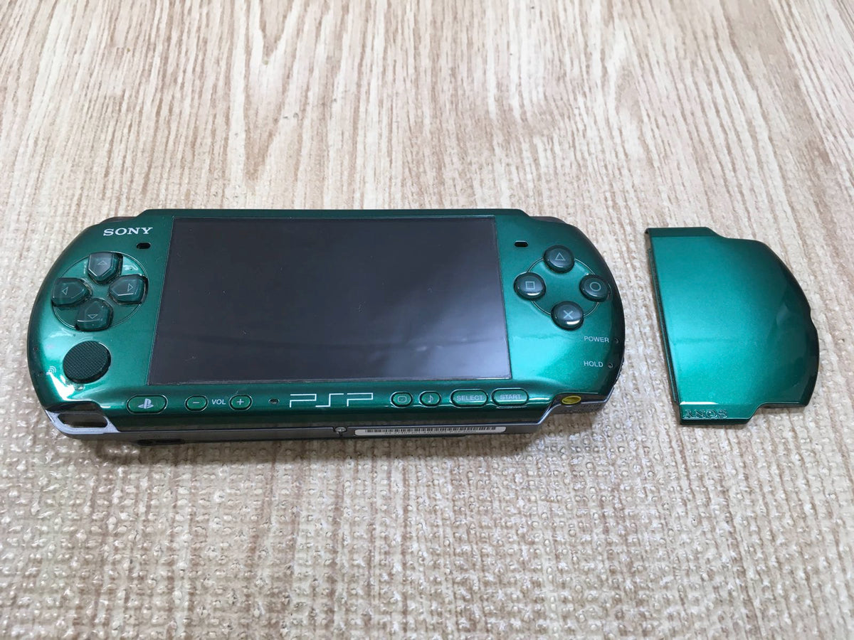 gc3104 Plz Read Item Condi PSP-3000 SPIRITED GREEN SONY PSP Console Japan