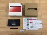 KE5472 Tested Working - Nintendo DS Lite Crimson Black BOXED Console Japan