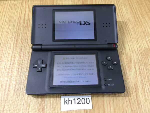 kh1200 Plz Read Item Condi Nintendo DS Lite Jet Black Console Japan