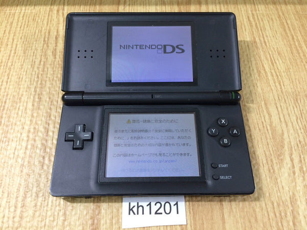 kh1201 Plz Read Item Condi Nintendo DS Lite Jet Black Console Japan