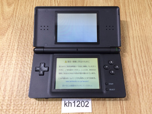 kh1202 Plz Read Item Condi Nintendo DS Lite Jet Black Console Japan