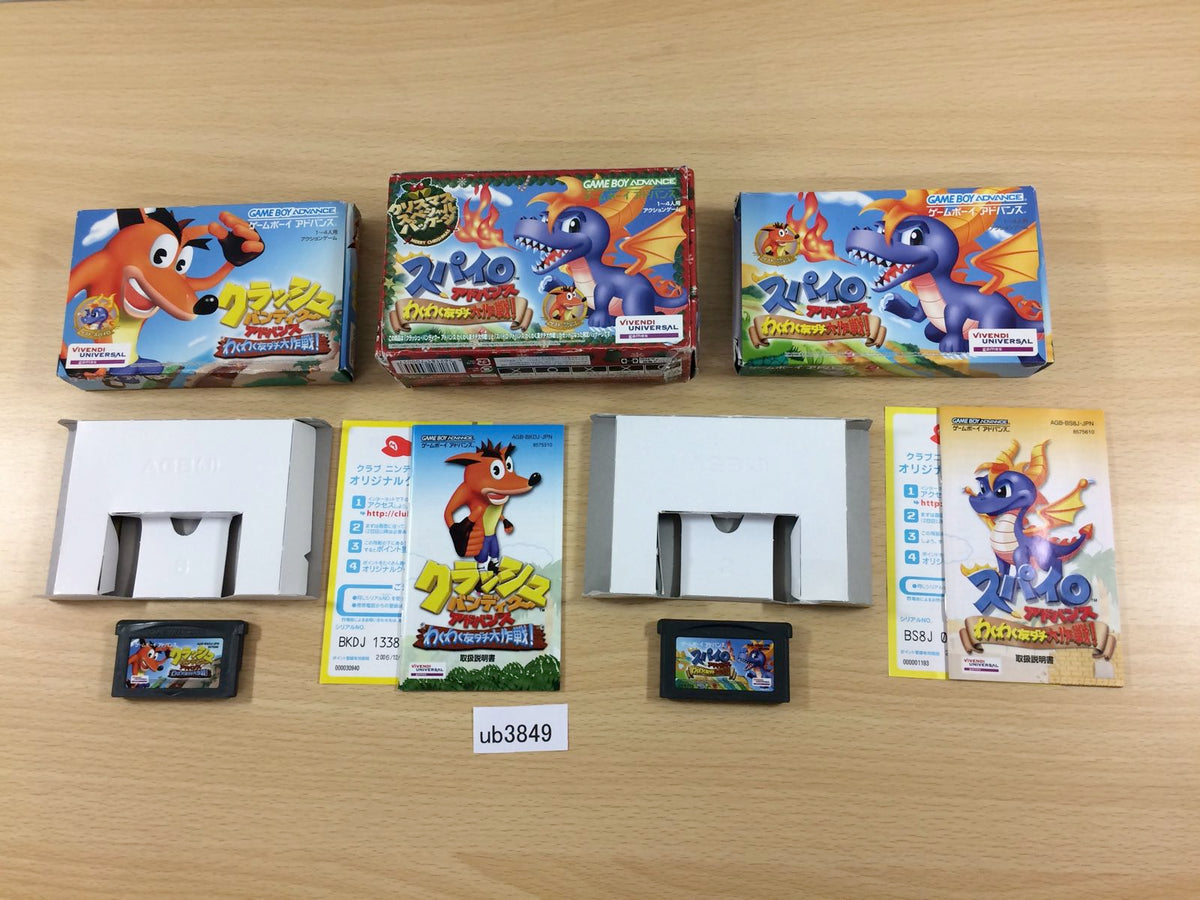 GBA CRASH PURPLE アドバンス クラッシュバンディクー 海外版