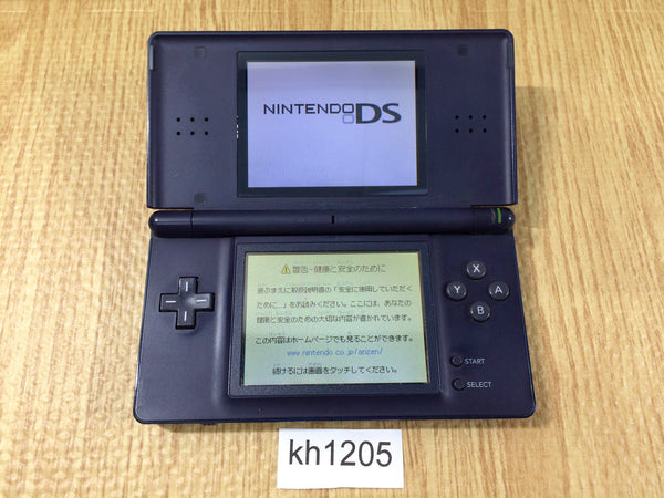 kh1205 Plz Read Item Condi Nintendo DS Lite Enamel Navy Console Japan