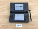 KF1166 Tested Working - No Battery Nintendo DS Lite Jet Black Console Japan