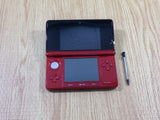 LF1751 Tested Working - No Battery Nintendo 3DS Flare Red Console Japan