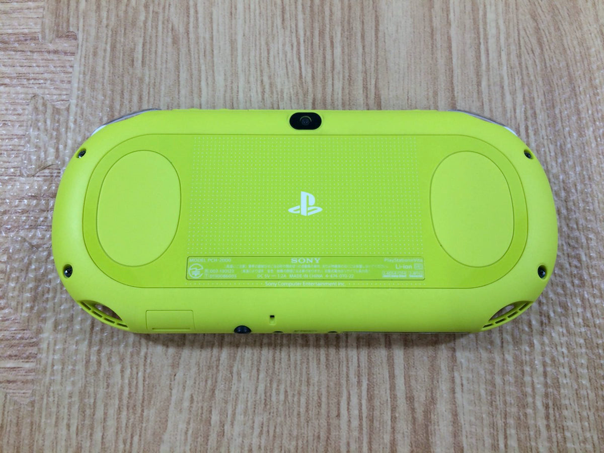 GA6283 PS Vita PCH-2000 LIME GREEN & WHITE SONY PSP Console