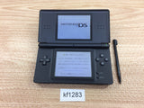 KF1283 Tested Working - No Battery Nintendo DS Lite Jet Black Console Japan