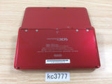 KC3777 Not Working - Nintendo 3DS Metallic Red Console Japan