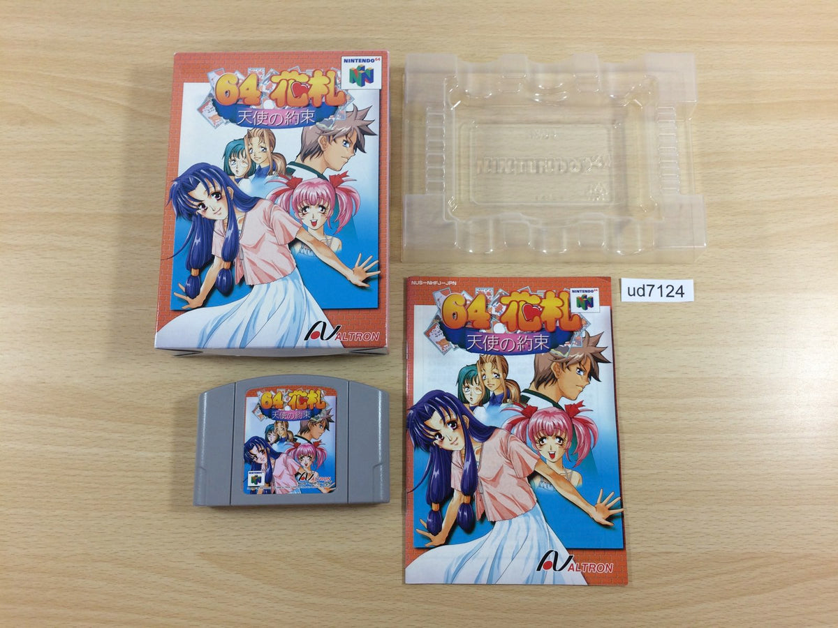 64 Hanafuda Tenshi no Yakusoku BOXED N64 Nintendo 64 Japan