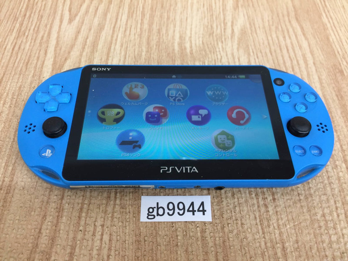 gb9944 PS Vita PCH-2000 AQUA BLUE SONY PSP Console Japan 