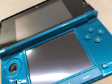 LB7520 Tested Working - Nintendo 3DS Aqua Blue BOXED Console Japan