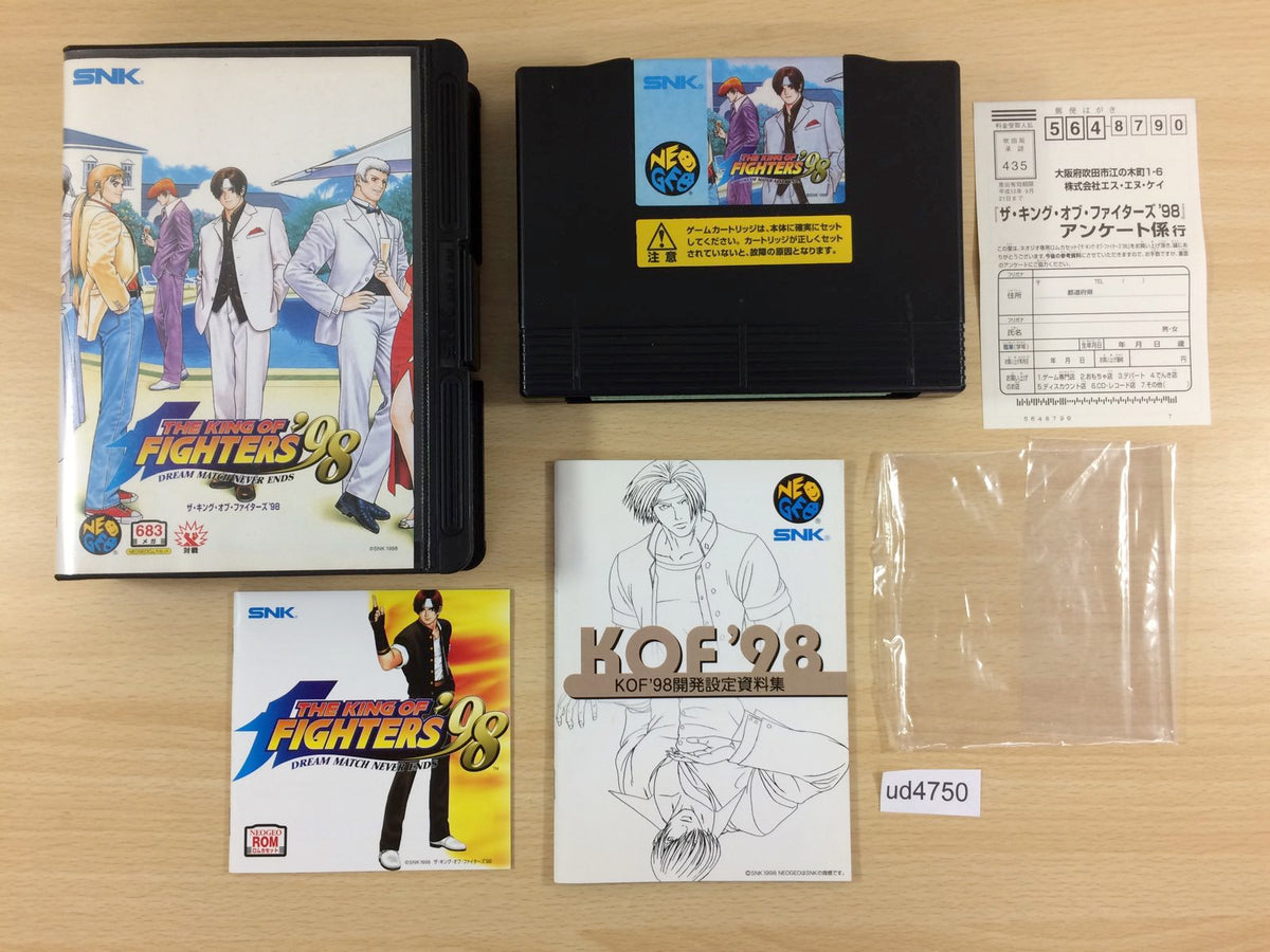 ud4750 The King Of Fighters 98 BOXED NEO GEO AES Japan –