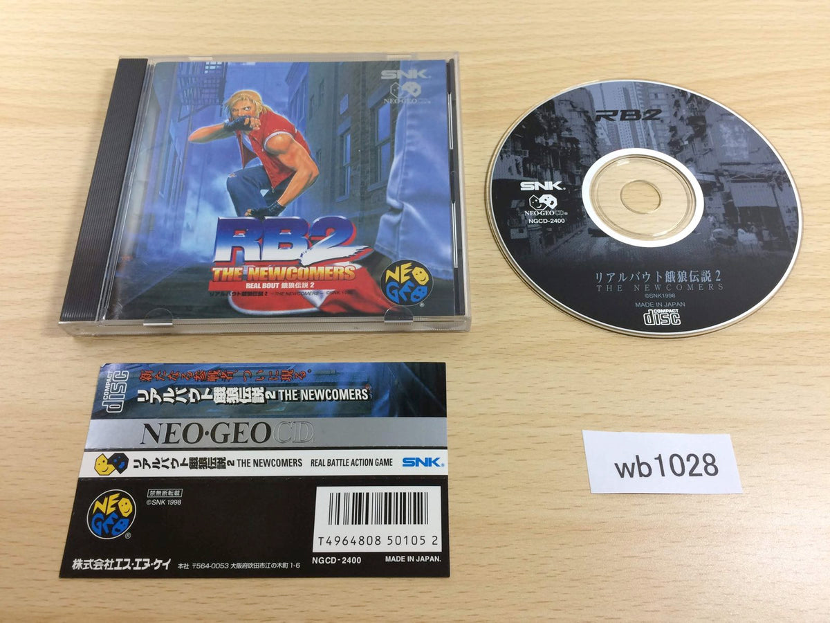 原盤CD Real Bout Fatal Fury 2 NEO GEO CD Japan - WB1028 – J4U.co.jp