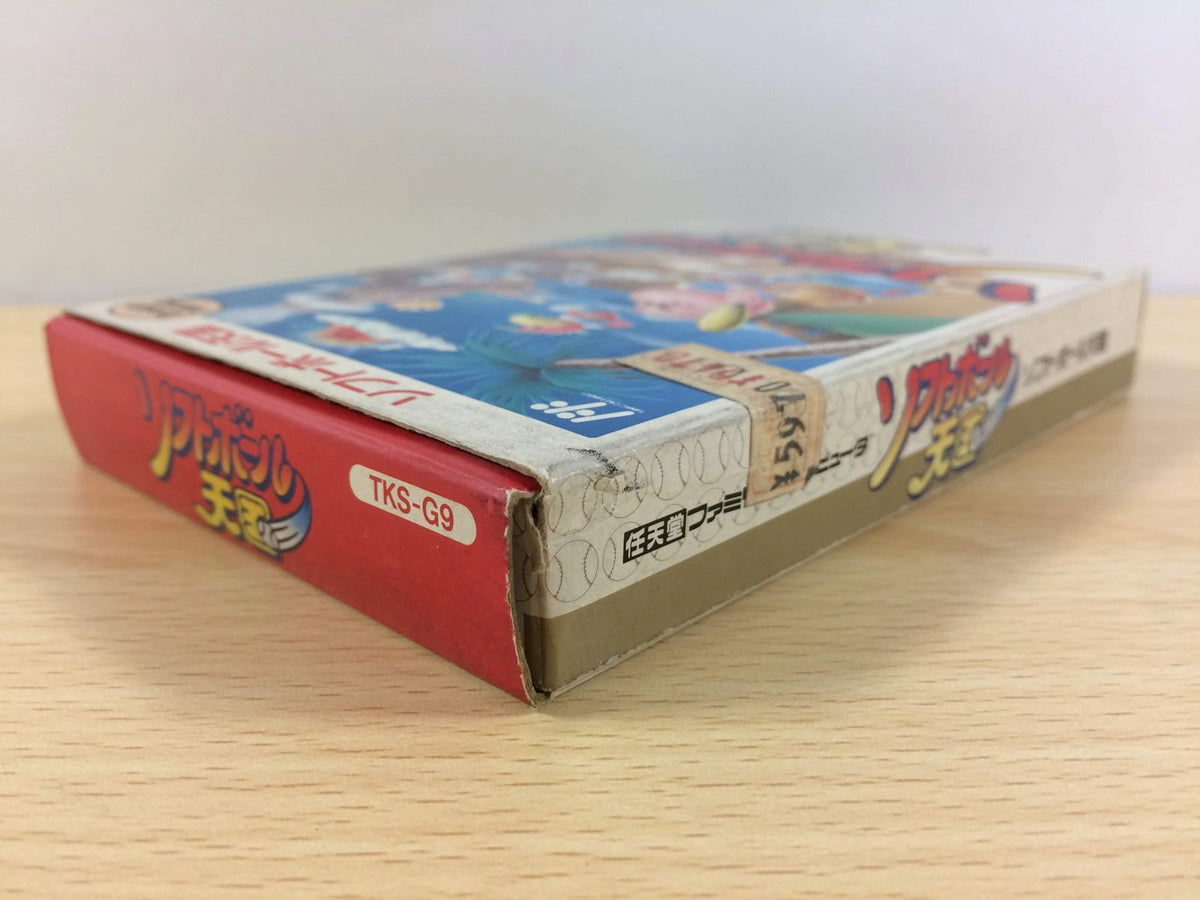 Dusty Diamond's All-Star Softball Tengoku BOXED NES Famicom Japan