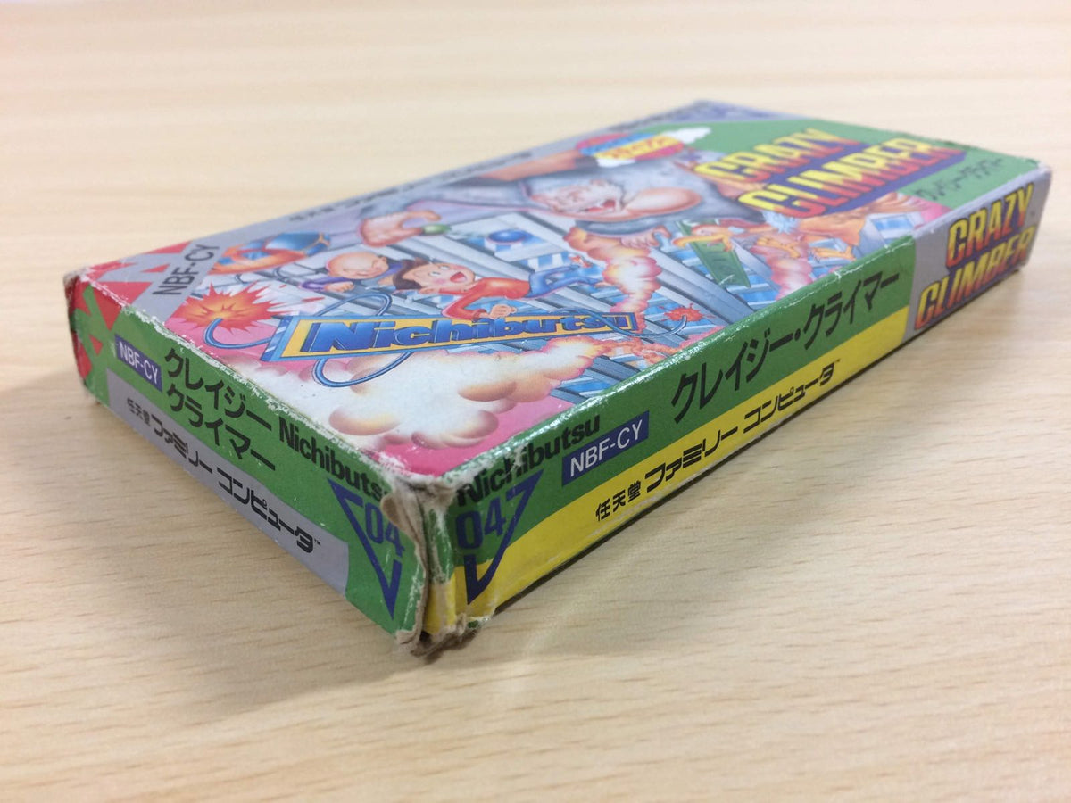 Crazy Climber w/ CLIMBER STICK BOXED NES Famicom Japan - UA3161