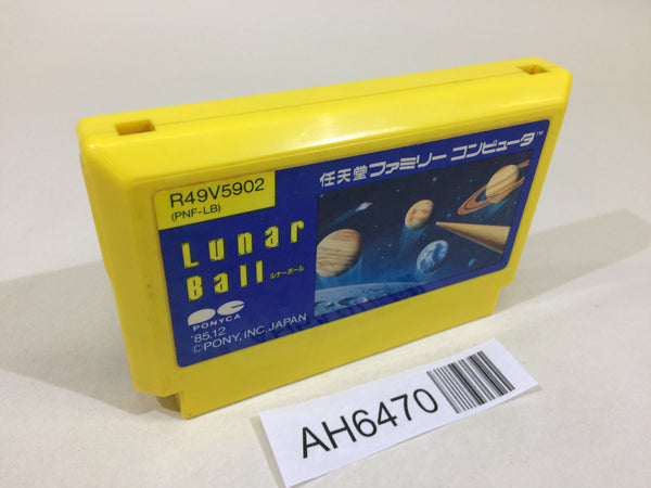 AH6470 Lunar Pool Ball NES Famicom Japan