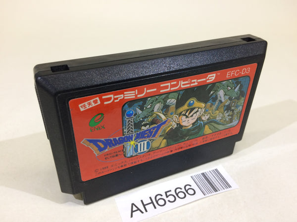 AH6566 Dragon Quest III 3 NES Famicom Japan