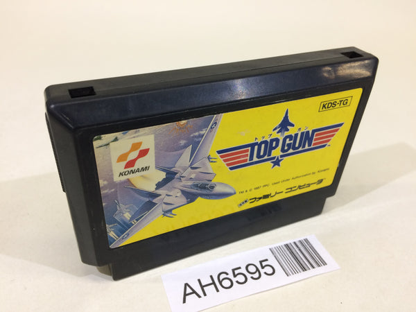 AH6595 Top Gun Fire at Will Dual Fighters NES Famicom Japan