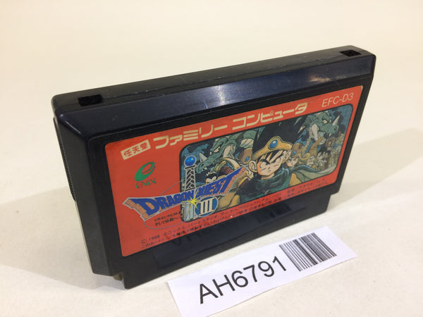 AH6791 Dragon Quest III 3 NES Famicom Japan
