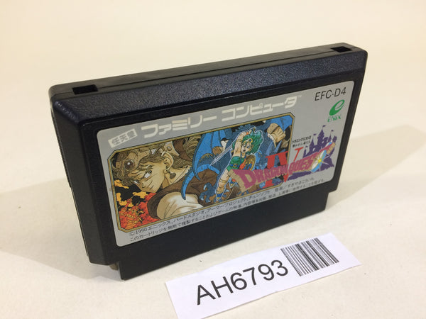 AH6793 Dragon Quest IV 4 NES Famicom Japan
