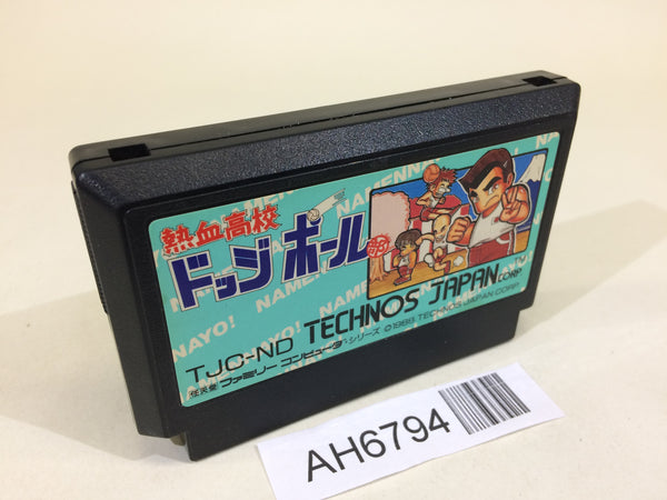 AH6794 Nekketsu Koukou Dodgeball Bu Kunio Kun NES Famicom Japan