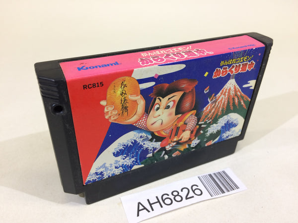 AH6826 Ganbare Goemon Karakuri Dochu Mystical Ninja NES Famicom Japan