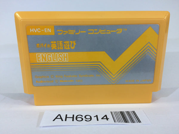 AH6914 Popeye English NES Famicom Japan