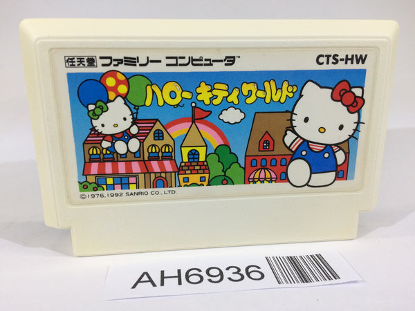 AH6936 Hello Kitty World NES Famicom Japan