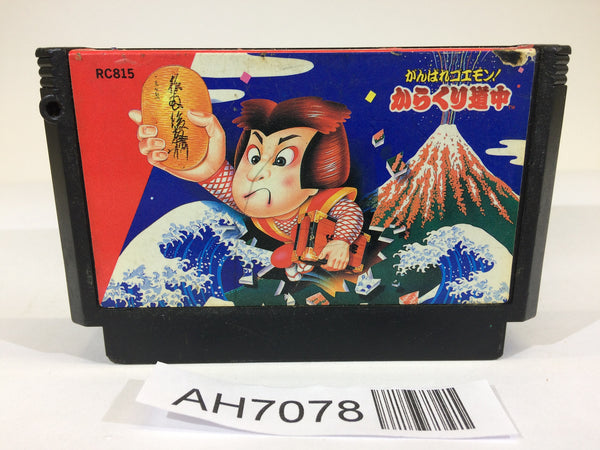 AH7078 Ganbare Goemon Karakuri Dochu Mystical Ninja NES Famicom Japan