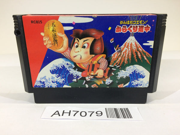 AH7079 Ganbare Goemon Karakuri Dochu Mystical Ninja NES Famicom Japan