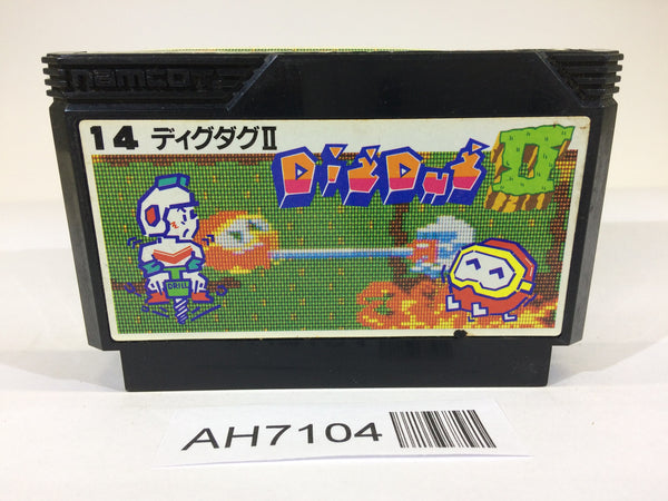 AH7104 Digdug II 2 NES Famicom Japan