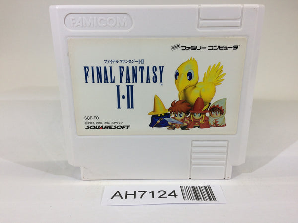 AH7124 Final Fantasy I II 1 2 NES Famicom Japan
